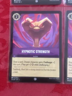 4x Disney Lorcana Shimmering Skies - Hypnotic Strength #59/204 x4 - Image 4
