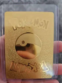 Jolteon Vmax Gold Foil Fan Art Vinyl Collector Pokemon Display Card - Image 2