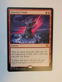 {1x} ~ Warrior's Oath ~ NM MTG EDH Double Masters 2022 Mythic Rare *Startropic* - Image 1