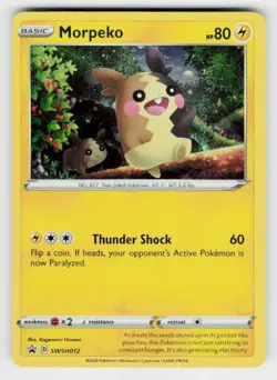 SWSH: Sword & Shield Promo Cards #SWSH012 Morpeko - Image 1