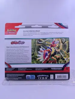 Pokemon Trading Card Games Scarlet & Violet 3 Pack Blister - Dondozo - Image 2
