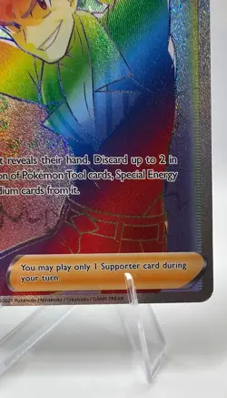 Pokemon Sidney 279/264 Fusion Strike NM Full Art Secret Rainbow Rare Card 2021 - Image 5