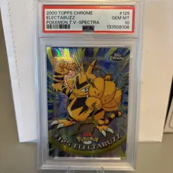 Topps Chrome Electabuzz Pokemon Spectra Card #125 PSA 10 - Image 1