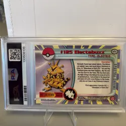 Topps Chrome Electabuzz Pokemon Spectra Card #125 PSA 10 - Image 3