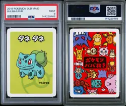 2019 Old Maid Pokemon Card Game Bulbasaur PSA 9 Japanese - Image 3