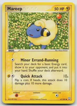 Pokemon Card Mareep Common Team Rocket Returns 67/109 - Image 1