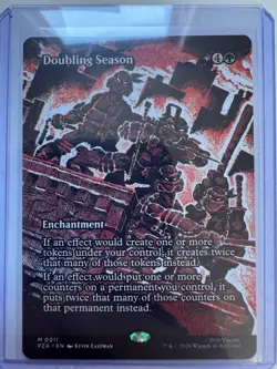 Doubling Season (Borderless) #0011 Non-Foil Teenage Mutant Ninja Turtles NM ENG - Image 1