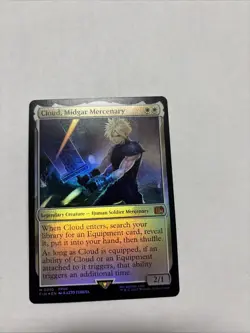 Cloud, Midgar Mercenary Final Fantasy Foil - Image 1