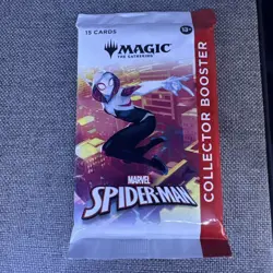 Marvel Spiderman SEALED Collector Booster Pack MTG - Image 1