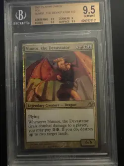 Numot the Devastator Foil BGS 9.5, PSA 10 Equivalent Planar Chaos - Image 1