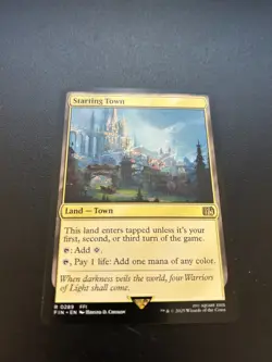 1x Starting Town NM Final Fantasy FIN Magic the Gathering MTG - Image 1