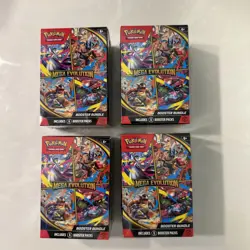 Lot of 4 - Pokemon Mega Evolution Booster Bundle Sealed - Image 1