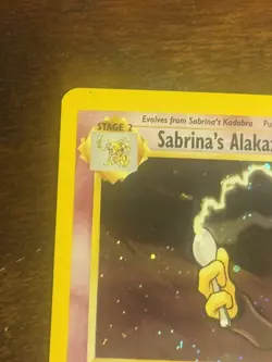 Pokemon Vintage Holo Sabrina's Alakazam 16/132 Gym Challenge Wotc - Image 2