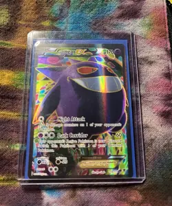 2014 Pokemon XY Phantom Forces Full Art Gengar EX 114/119 Rare UNGRADED - Image 1