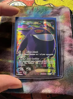2014 Pokemon XY Phantom Forces Full Art Gengar EX 114/119 Rare UNGRADED - Image 2