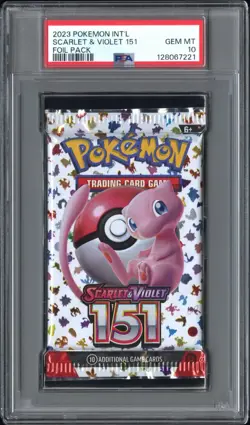 PSA 10 GEM MINT Scarlet & Violet 151 SEALED Booster Pack Pokemon - Image 1