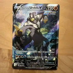 Pokemon Rapid Strike Urshifu V 153/163 Full Art Holo Ultra Rare Battle Styles - Image 1