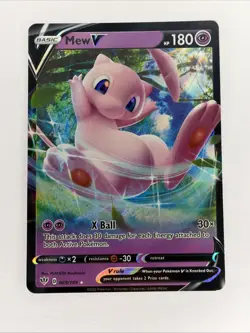 Mew V Darkness Ablaze 069/189 Regular Ultra Rare Pokemon Card NM-M - Image 1