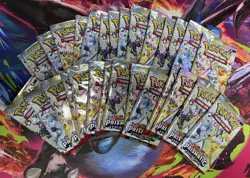 Pokemon Prismatic Evolutions Booster Pack LOT 36 SEALED TCG POKEMON! - Image 1