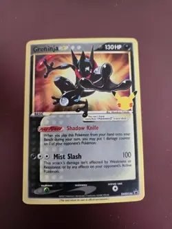 Pokemon TCG - Greninja Gold Star Holo Promo SWSH144 - CELEBRATIONS - NEAR MINT - Image 1