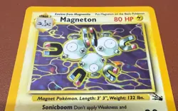 POKEMON TCG MAGNETON 11/62 RARE HOLO FOSSIL SET EX/NEAR MINT PACK TO FOLDER - Image 3