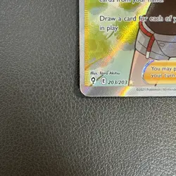Pokemon Card - Zinnia's Resolve Evolving Skies 203/203 Ultra Rare NM - Image 2
