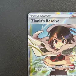 Pokemon Card - Zinnia's Resolve Evolving Skies 203/203 Ultra Rare NM - Image 3