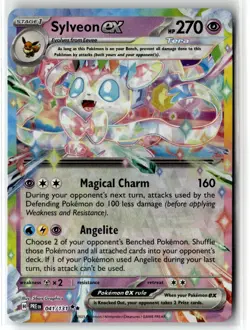 Sylveon ex ⭐ 041/131 Holo Double Rare Prismatic Evolutions 2025 Pokemon NM - Image 1