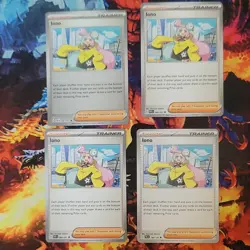 4x Iono 185/193 Lot Reverse Paldea Evolved - Pokemon TCG - Playset - Image 1