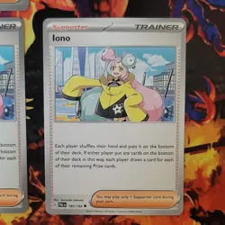 4x Iono 185/193 Lot Reverse Paldea Evolved - Pokemon TCG - Playset - Image 4