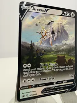 Arceus V - SWSH204 Black Star Promo Pokemon - NM - Image 2