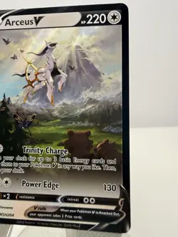 Arceus V - SWSH204 Black Star Promo Pokemon - NM - Image 3