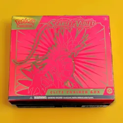 Pokemon TCG Scarlet & Violet Elite Trainer Box Koraidon Factory Sealed New - Image 1