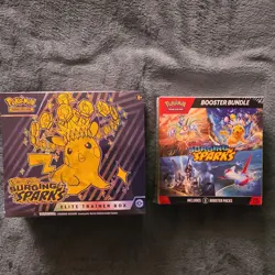 Pokemon Scarlet & Violet Surging Sparks Elite Trainer Box & Booster Bundle - Image 1