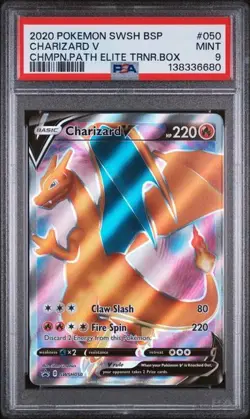 Pokemon Charizard V SWSH050 Sword & Shield Promo Holo PSA 9 - Pokemon TCG - Image 1