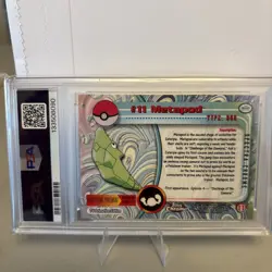 PSA 10 2000 Pokemon Game Topps Chrome Metapod Spectra TV Rare Base Series 1 GEM - Image 3