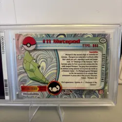 PSA 10 2000 Pokemon Game Topps Chrome Metapod Spectra TV Rare Base Series 1 GEM - Image 4