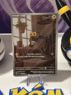 English Pokemon TCG Joltik Illustration Rare White Flare 116/086 Mint UK seller - Image 2
