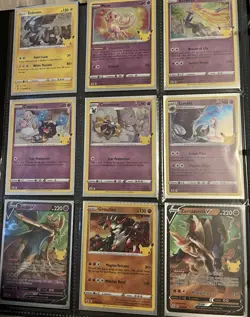 Pokemon Celebrations 25th Anniversary 2021 COMPLETE SET w Gold Mew 25/25 - Image 4