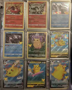 Pokemon Celebrations 25th Anniversary 2021 COMPLETE SET w Gold Mew 25/25 - Image 5