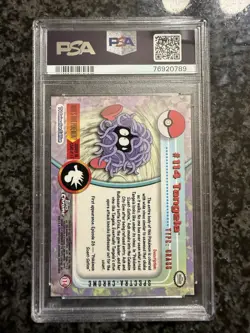 PSA 10 Gem Mint 2000 Topps Chrome Tangela Pokemon T.V. - Spectra # 114 LOW POP - Image 2