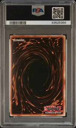 PSA 9 Yu-Gi-Oh! 2007 Evil Hero Inferno Wing GLAS-EN038 1st Ed. Ultra Rare [PSA] - Image 2