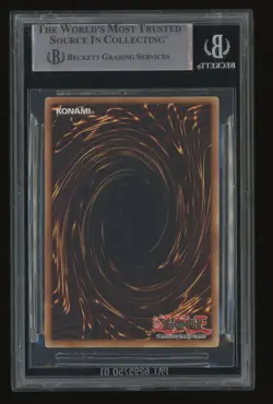 2006 Yu-Gi-Oh! 1st Edition Super Conductor Tyranno SD09-EN001 BGS 9 MINT - Image 2