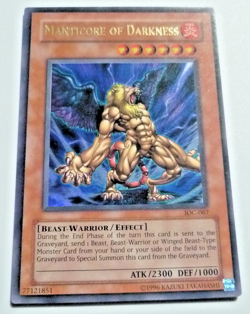 Carte Yu Gi Oh - MANTICORE OF DARKNESS - IOC-EN067 - ULTRA RARE - Image 1