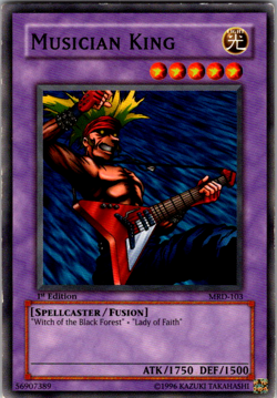 Musician King 1st Edition MRD-103 YuGiOh Metal Raiders - Image 1