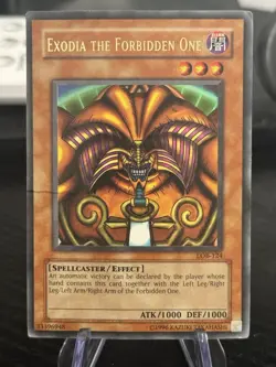 Exodia the Forbidden One LOB-124 The Legend of Blue Eyes White Dragon Unlimited - Image 1
