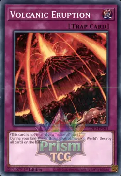 1st Ed Volcanic Eruption LD10-EN061 Yugioh - Image 1