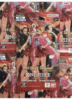 BANDAI ONE PIECE TCG EB-03 HEROINES EDITION SLEEVED BOOSTER LOT OF 8 eb03 - Image 1