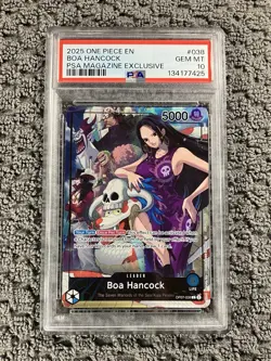 Boa Hancock (2025 PSA Magazine Promo) OP07-038 One Piece Promotion Cards Foil - Image 2