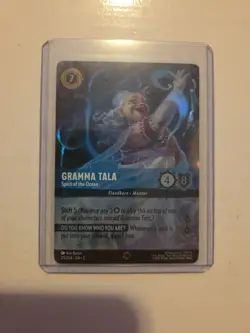 Disney Lorcana Gramma Tala Spirit of the Ocean Enchanted 217/204 Foil - Image 1
